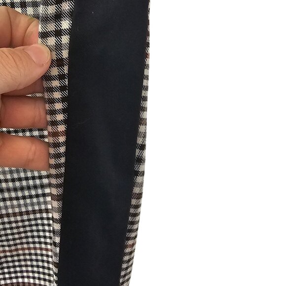 Womens Punk Casual Office Business Corpcore Fall Preppy Black/White Red Plaid 6 - Picture 12 of 13